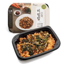 [SkyFarm] Vegetable Bibimbap(Gochujang sauce) 4 Pack, 8 Pack-Wellness Food, Korean Food, Korean Traditional Cuisine, Diet Food, Vegetarian Diet-Made in Korea